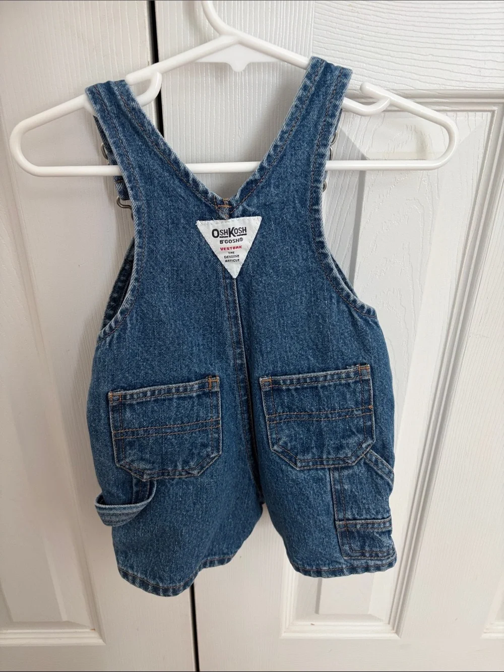 OshKosh B'gosh Classic Blue Denim Short Overalls